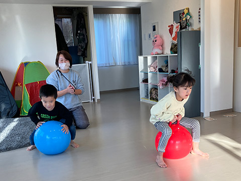 全身を使った運動遊び